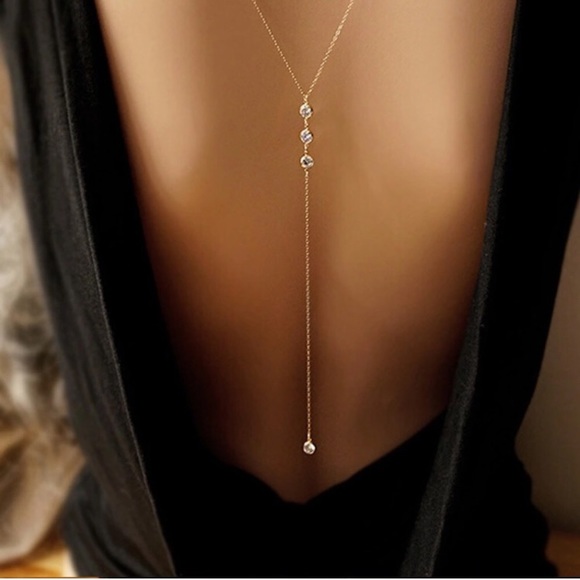 Jewelry - ⚜️[𝟯/$𝟭𝟴]⚜️NEW Gold Drop Body Chain Choker